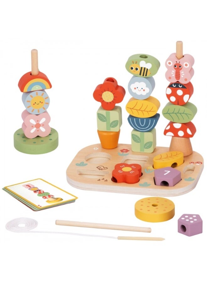 TOOKY TOY TookyToy Garden Stacking Set - 33pcs - Image 2